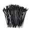 South Main Hardware Cable Tie, 6-1/2 in L, 1.5 in Max Bundle Dia., Black, 50 lb Strength, 100 PK 222005 - alternate 1